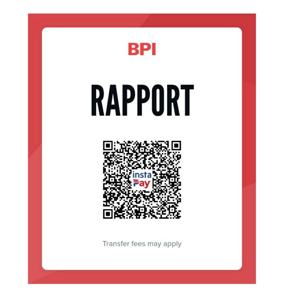 Rapport BPI InstaPay QR